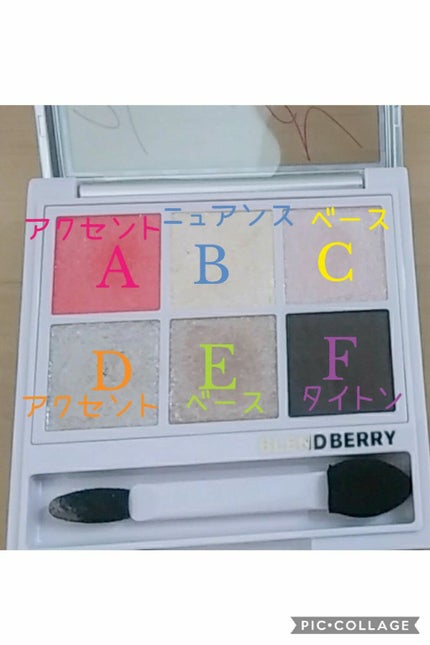 オーラクリエイション/BLEND BERRY/アイシャドウパレットを使ったクチコミ(2枚目)