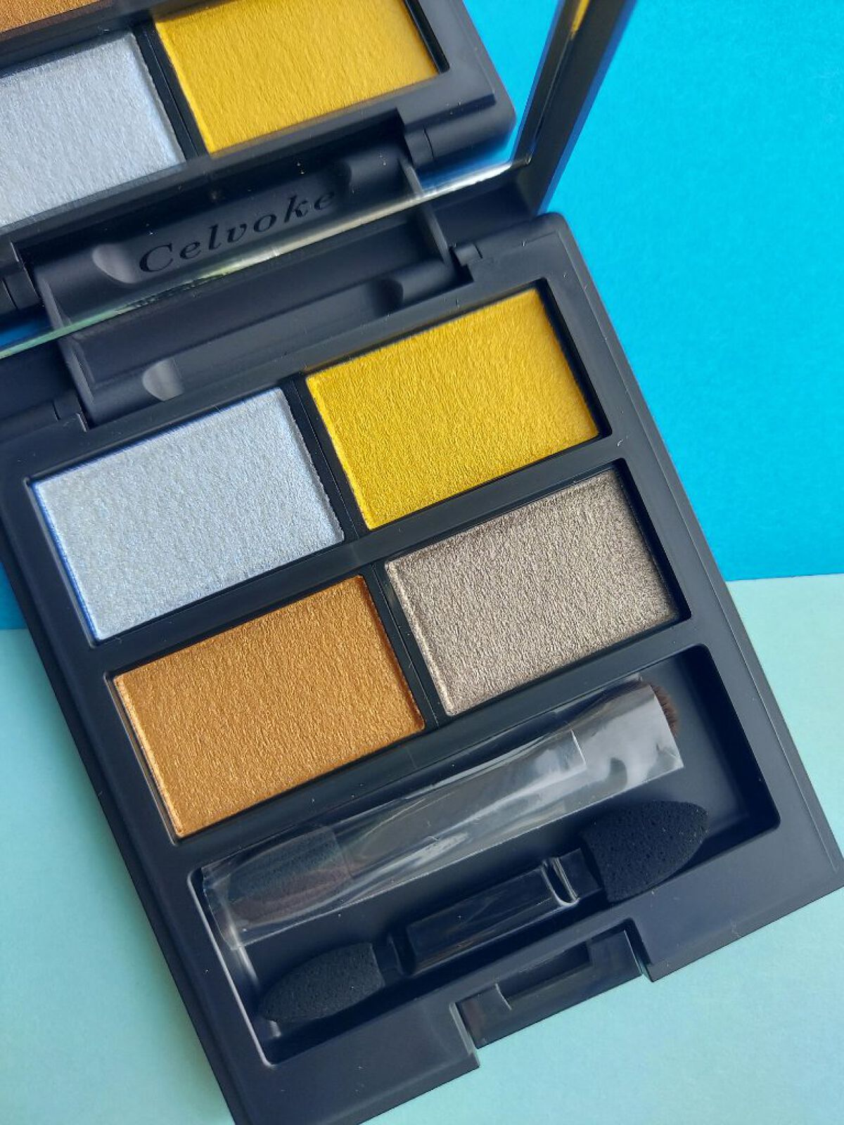 セルヴォーク ヴァティック アイパレット 06 アクアティックイエロー/Celvoke/アイシャドウパレットを使ったクチコミ（2枚目）