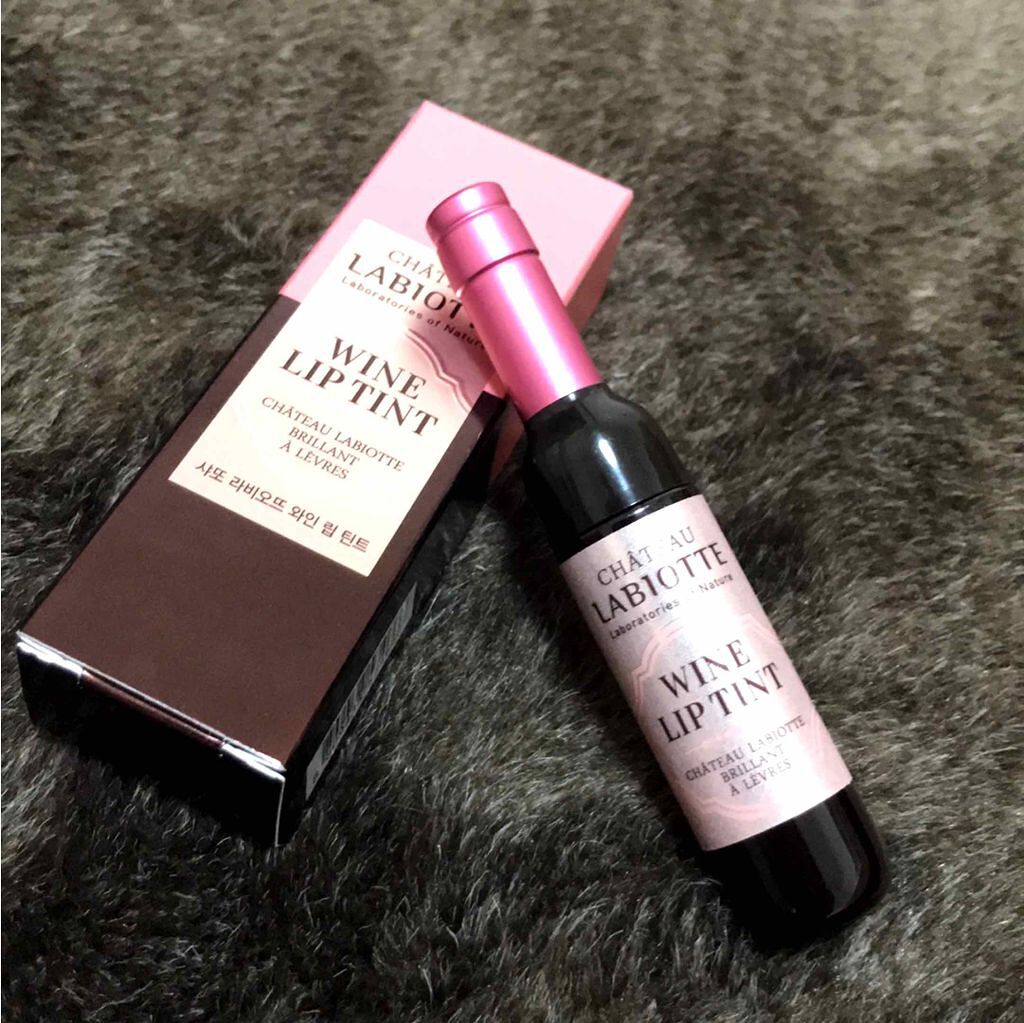 ワインリップティント PK01ブラッシュピンク/LABIOTTE/リップティントを使ったクチコミ（1枚目）