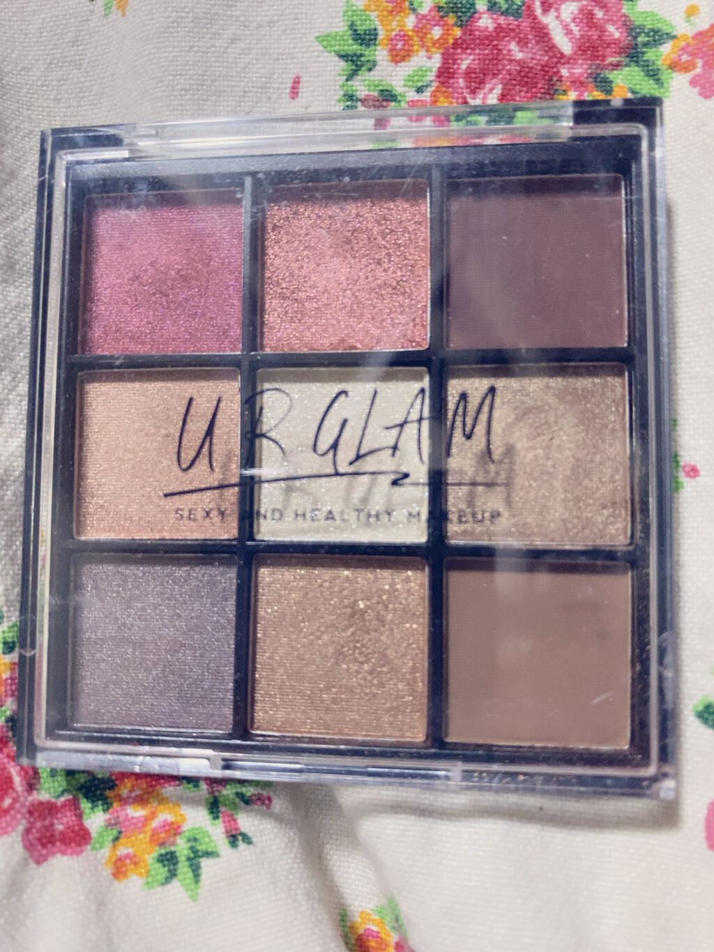 UR GLAM　BLOOMING EYE COLOR PALETTE/U R GLAM/アイシャドウパレットを使ったクチコミ（1枚目）