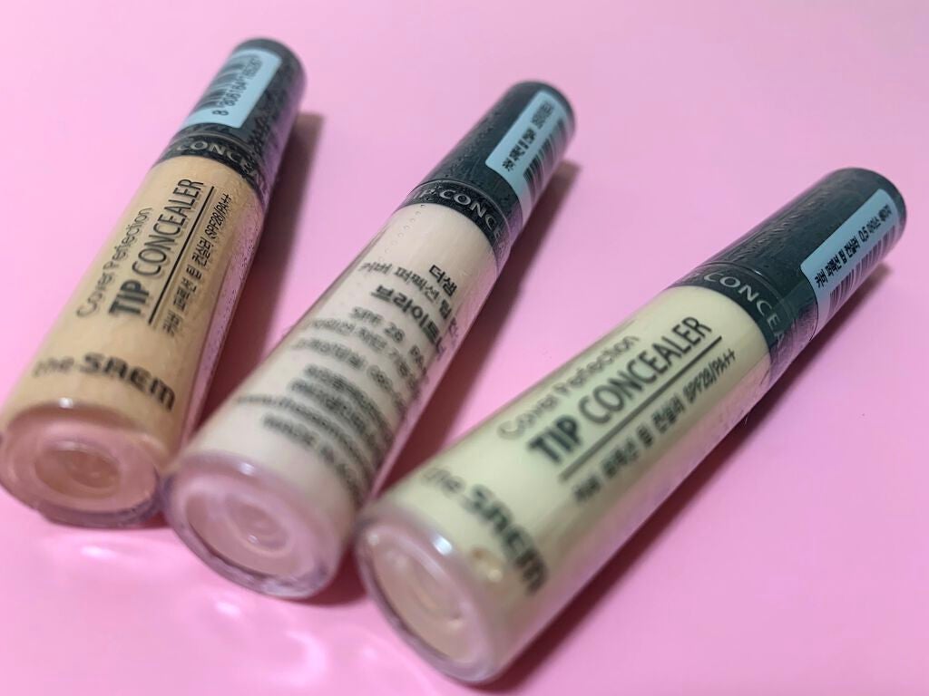 カバーパーフェクション チップコンシーラー/the SAEM/リキッドコンシーラーを使ったクチコミ(1枚目)