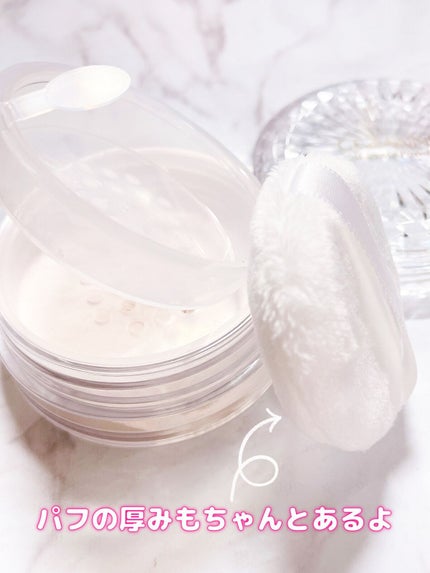 うるふわ仕上げパウダー/CEZANNE/ルースパウダーを使ったクチコミ(4枚目)