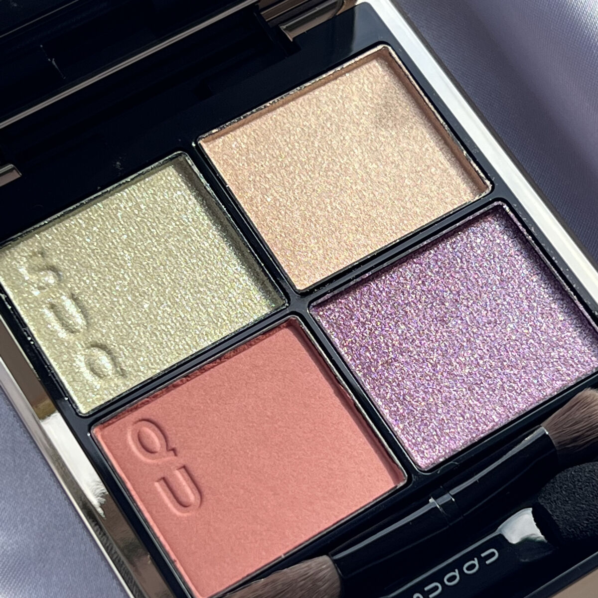 シグニチャー カラー アイズ 122 春風染 -HARUKAZEZOME/SUQQU/アイシャドウパレットを使ったクチコミ（3枚目）