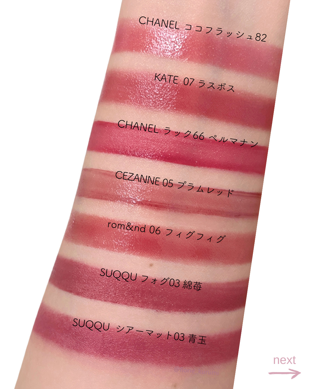 CHANEL スリス ウォータープルーフ 806 & clé de peau口紅 CHANEL スリス ウォータープルーフ 806 & clé de peau口紅