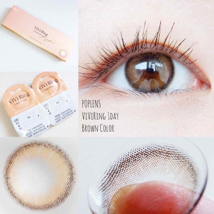 ViVi Ring 1day/OLENS/ワンデー(1DAY)カラコンを使ったクチコミ(2枚目)