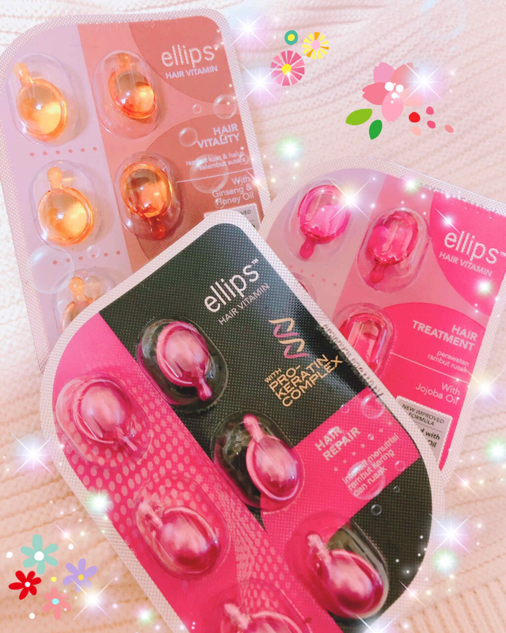 pro keratin HAIR REPAIR/ellips/ヘアオイルを使ったクチコミ（1枚目）