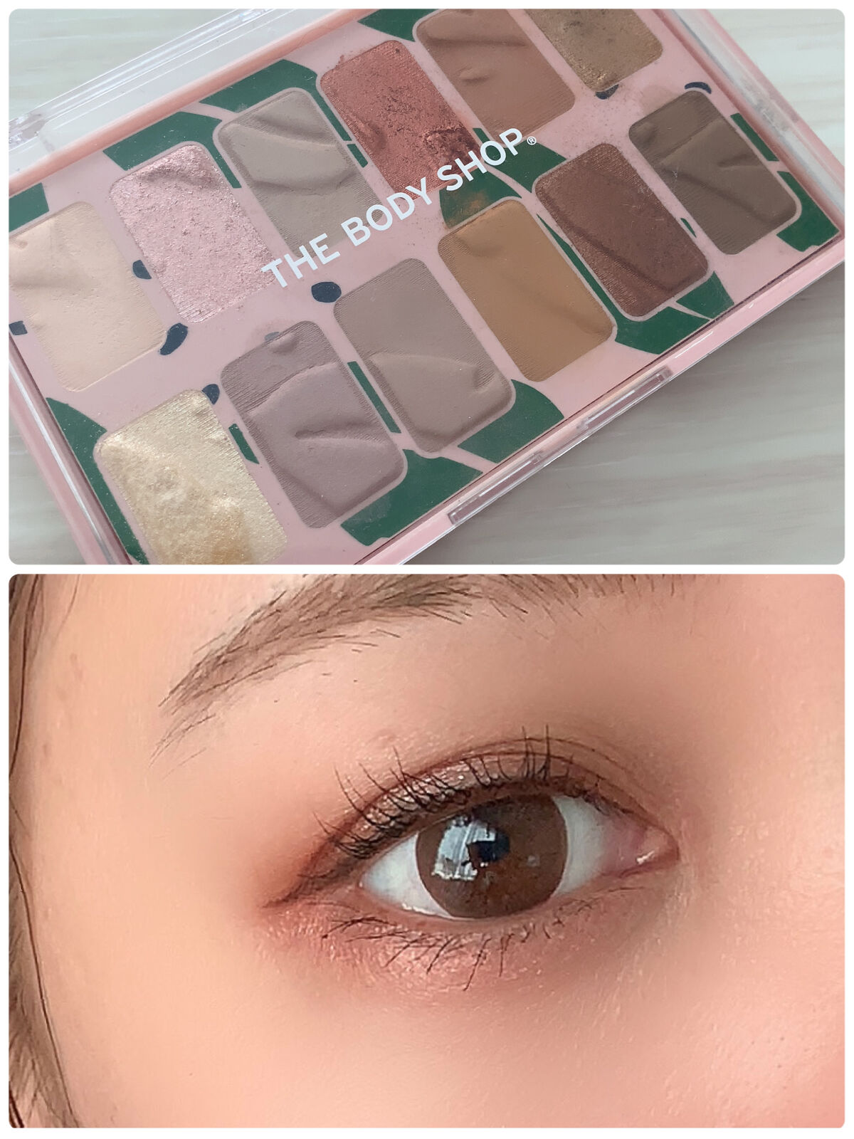 アイシャドウパレット オウンユアナチュラルズ/THE BODY SHOP/アイシャドウパレットを使ったクチコミ（1枚目）