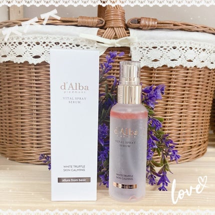 ダルバ ホワイトトリュフバイタルスプレーセラム/ダルバ/ミスト状化粧水を使ったクチコミ(1枚目)