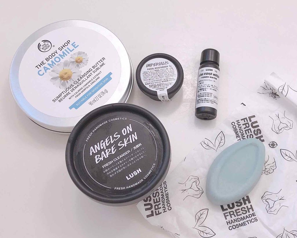 カモマイル サンプチュアス クレンジングバター/THE BODY SHOP/クレンジングバームを使ったクチコミ（1枚目）