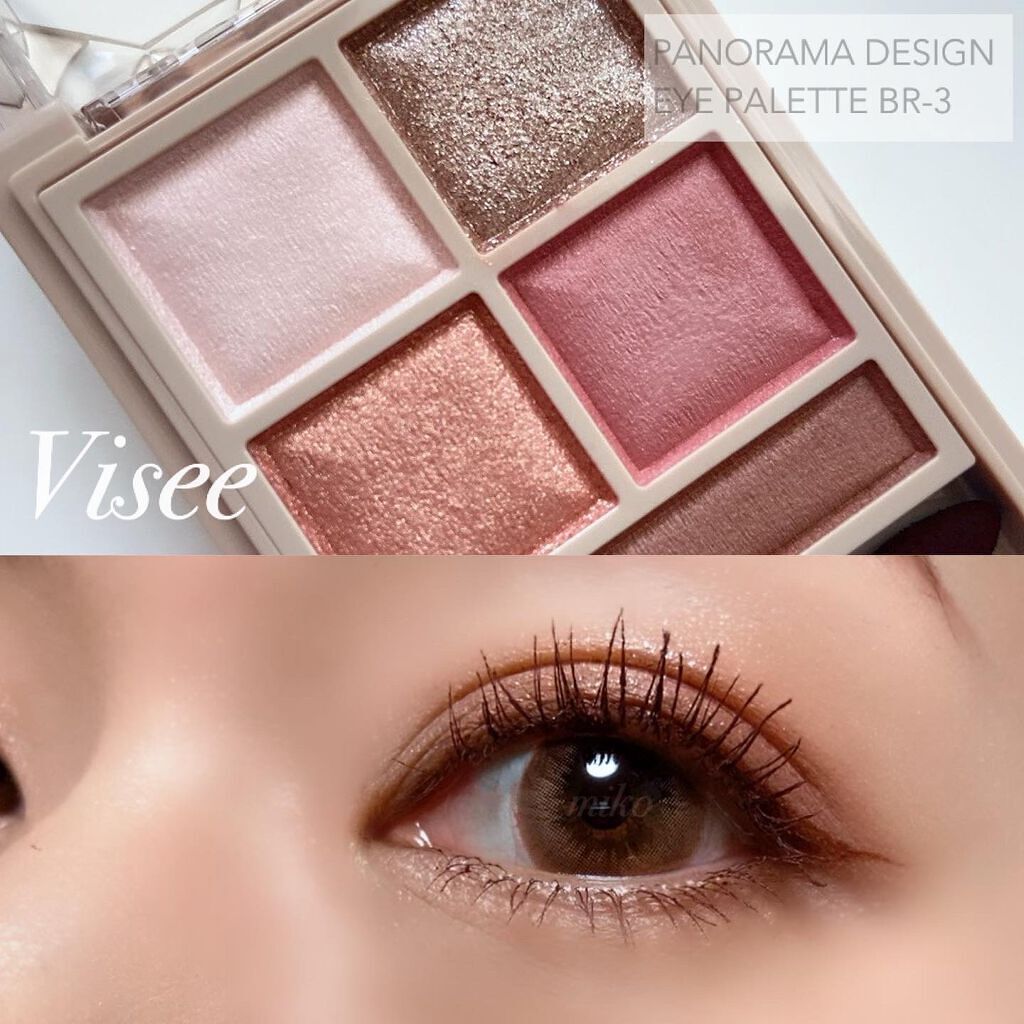 パノラマデザイン アイパレット/Visée/アイシャドウパレットを使ったクチコミ（1枚目）