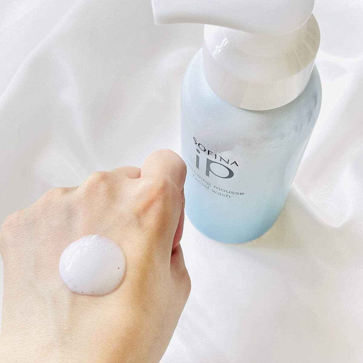 ソフィーナ iP リニュー ムース ウォッシュ/SOFINA iP/泡洗顔を使ったクチコミ（2枚目）