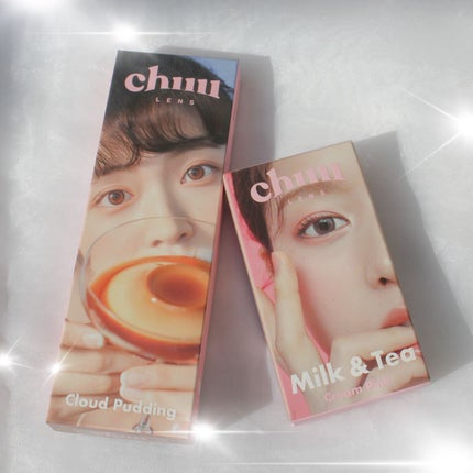 cloud pudding pink brown/chuu LENS/カラーコンタクトレンズを使ったクチコミ(4枚目)