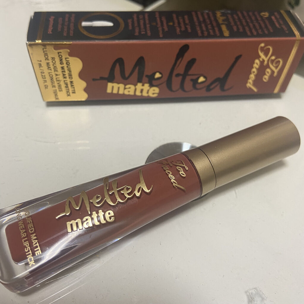 メルテッド リキッド マット ロングウェア リップスティック メイキン ムーブス（新色）/Too Faced/口紅を使ったクチコミ（1枚目）