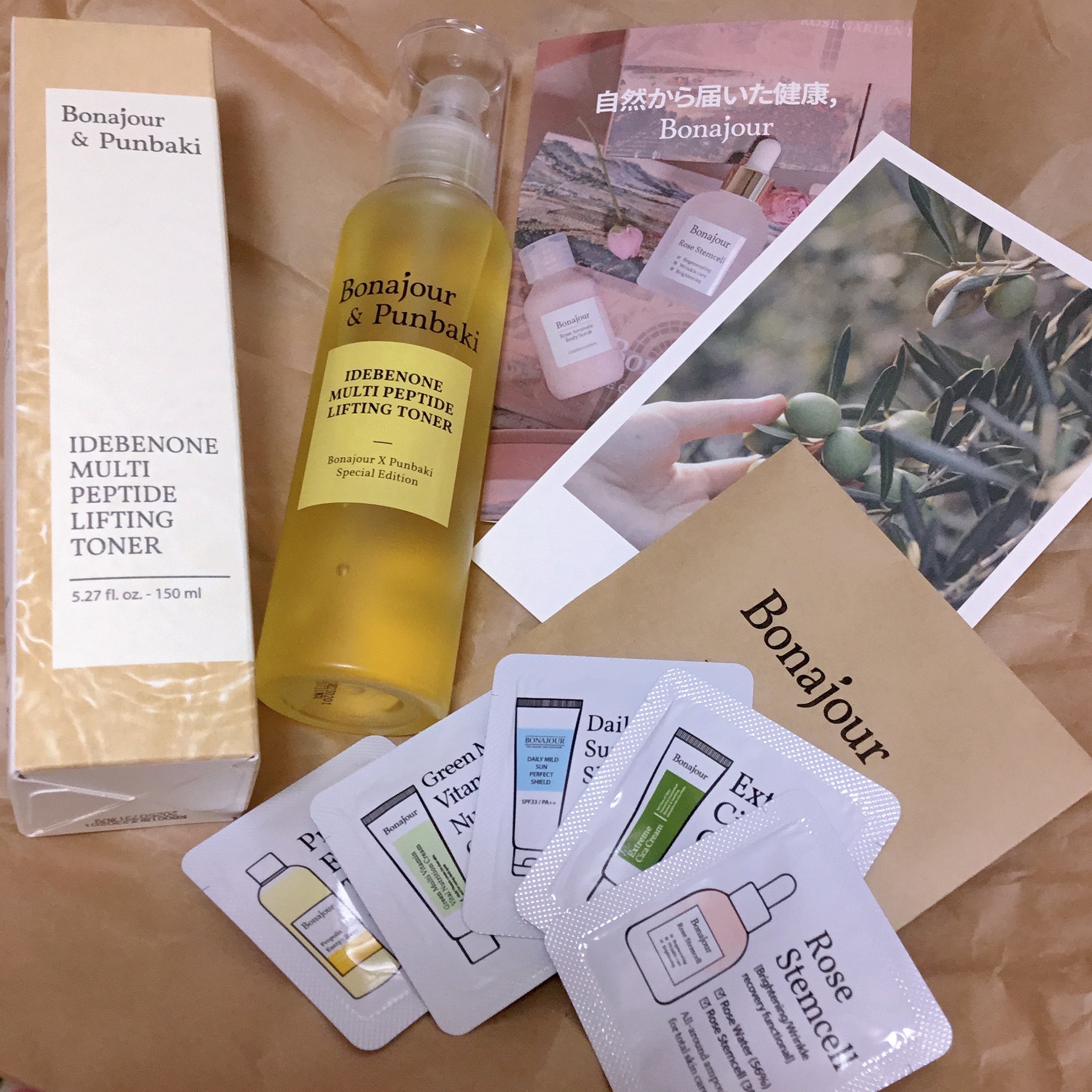 イデベノンマルチペプチドリフティングトナー/Bonajour/化粧水を使ったクチコミ（1枚目）