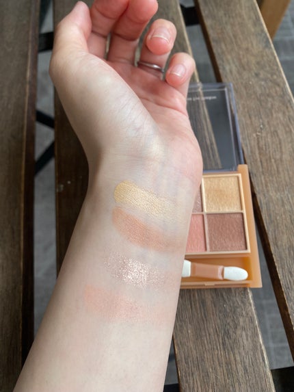 ベージュトーンアイシャドウ/CEZANNE/アイシャドウパレットを使ったクチコミ(5枚目)