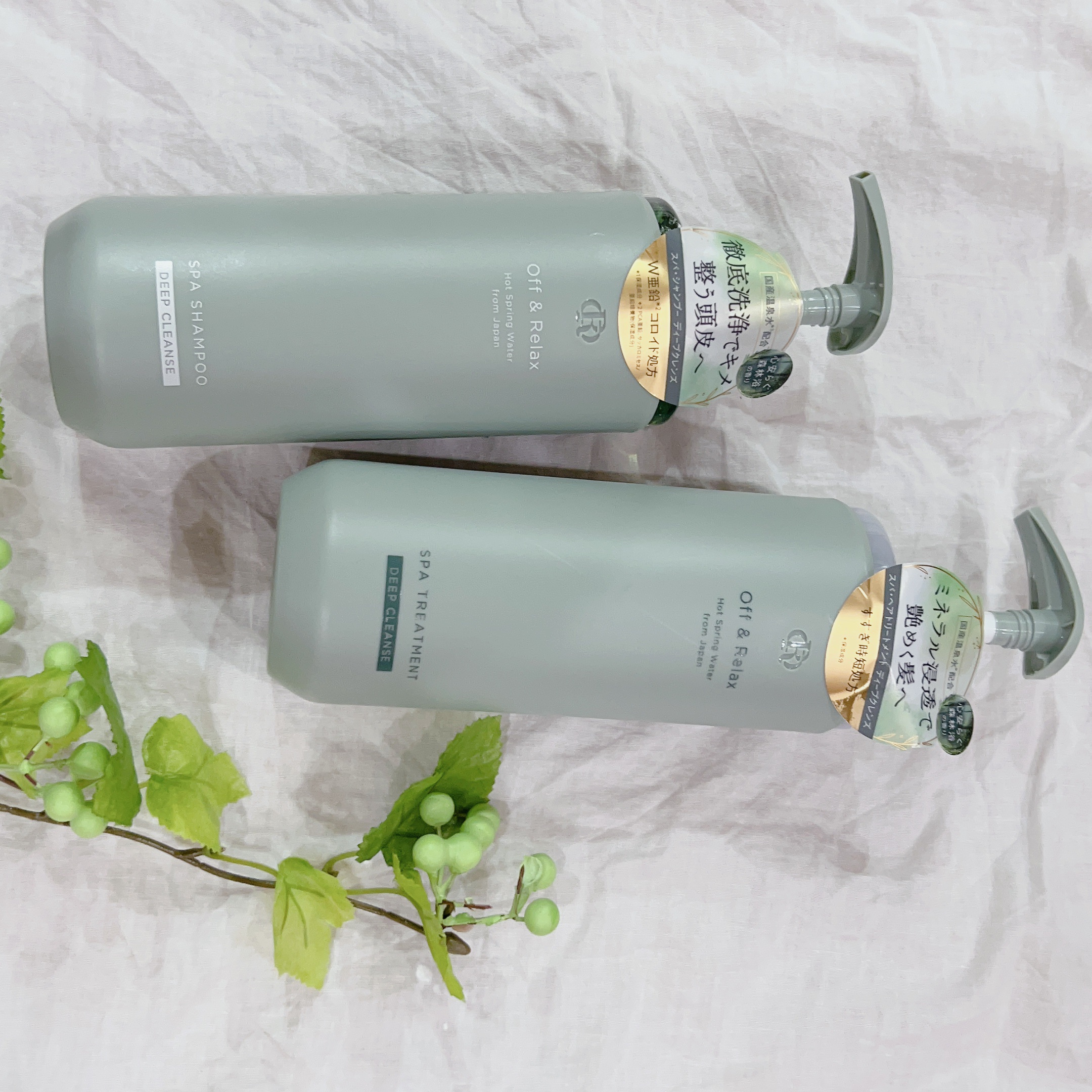 スパ・シャンプー/ヘアトリートメント ディープクレンズ/Off&Relax/市販シャンプーを使ったクチコミ（2枚目）