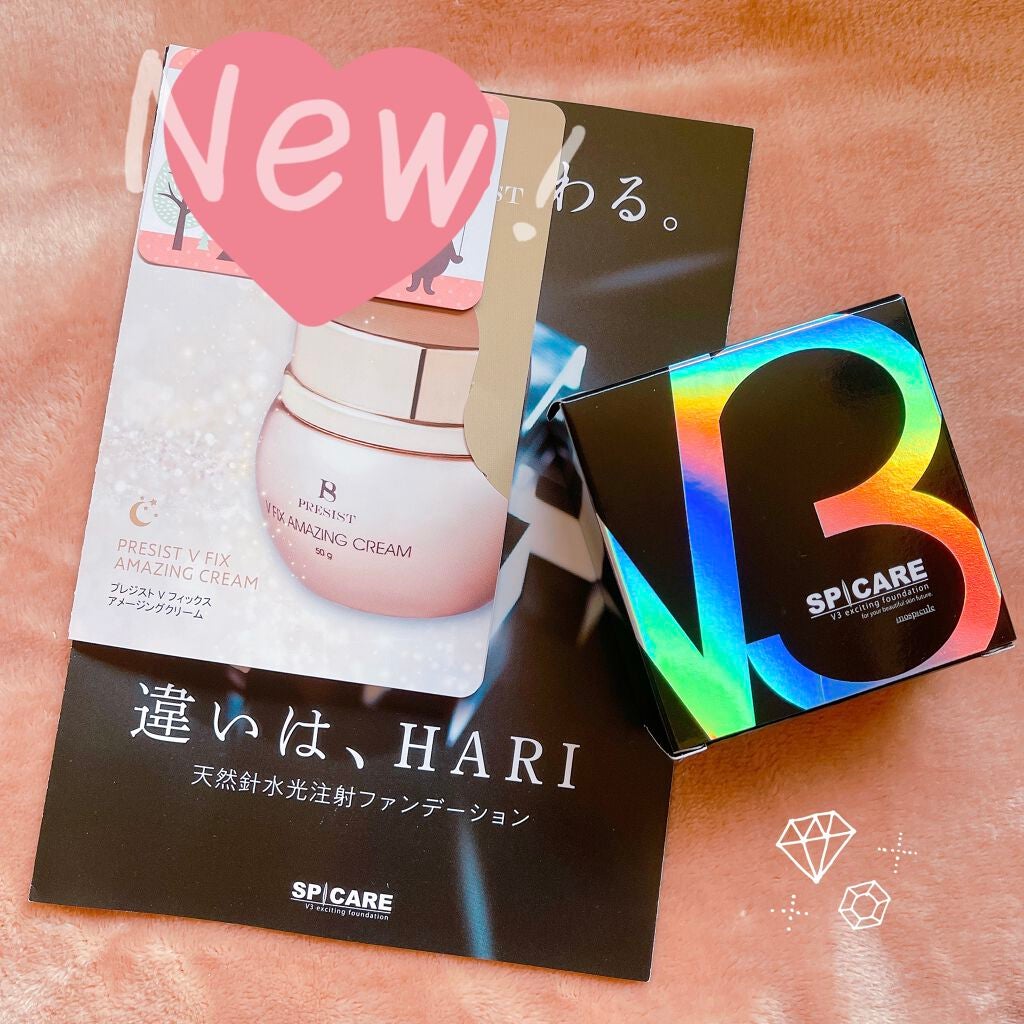 V3 エキサイティングファンデーション/SPICARE/クッションファンデーションを使ったクチコミ(1枚目)