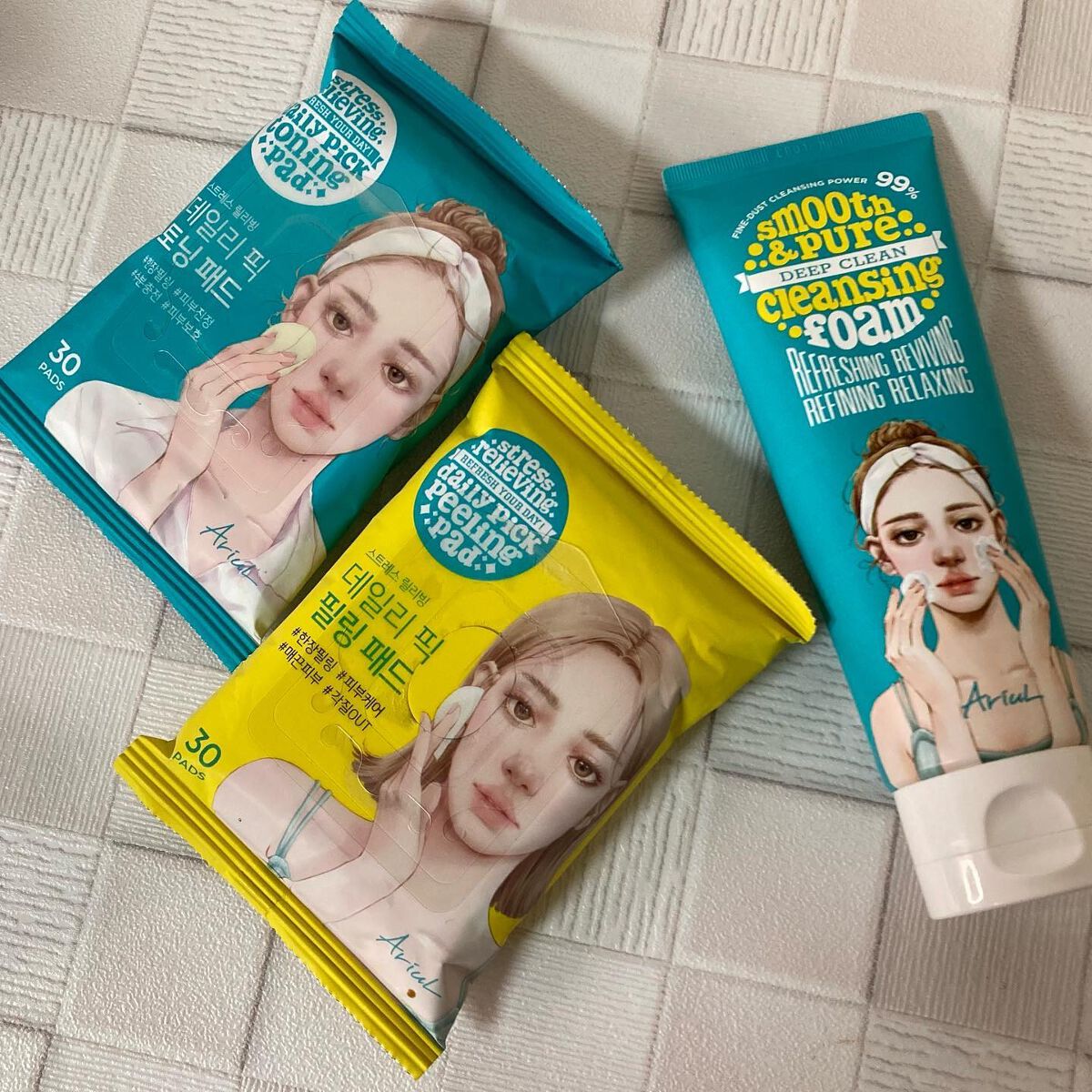 ちゃんぶぅ 投稿ある方フォロバします💕 on LIPS 「夏のおすすめスキンケア『Ariul』🫧スムースアンドピュアディ..」(9枚目)