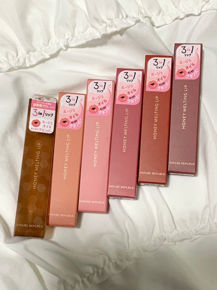 ハニーメルティングリップ/ネイチャーリパブリック/口紅を使ったクチコミ(1枚目)