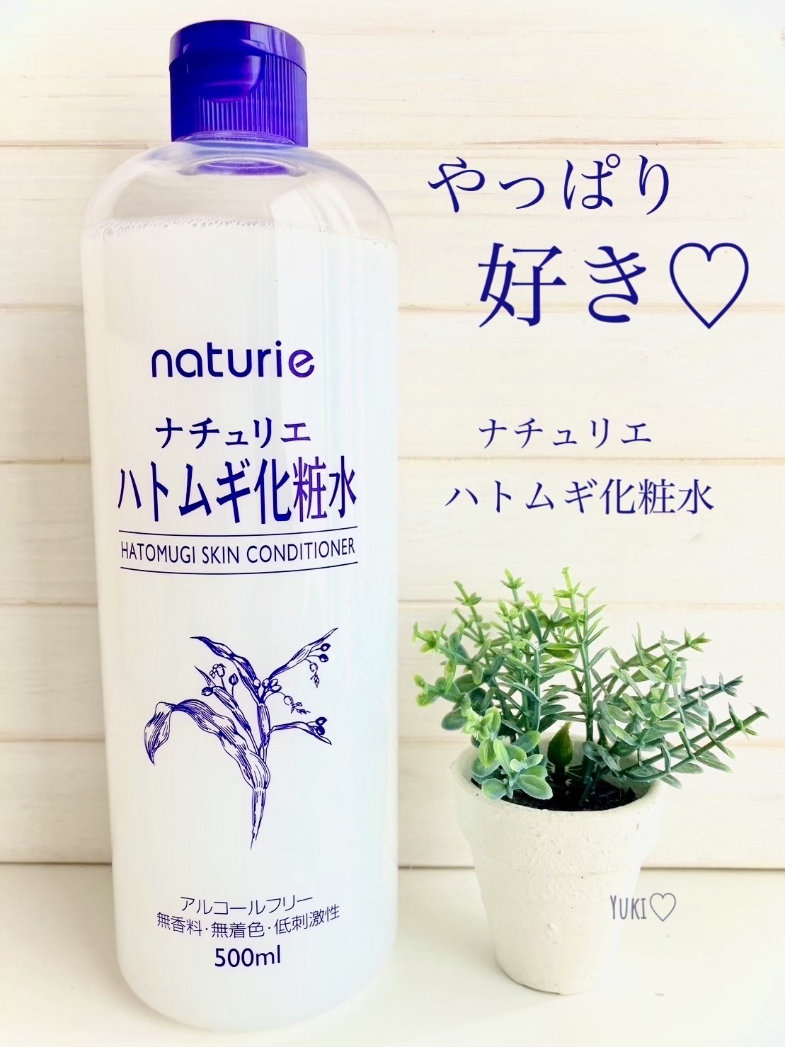 ハトムギ化粧水(ナチュリエ スキンコンディショナー R )/ナチュリエ/化粧水を使ったクチコミ（1枚目）