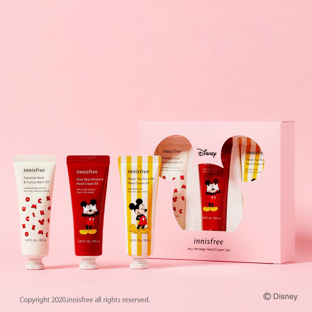チェジュ ヘリテージ ハンドクリーム セット Disney LTD/innisfree/ハンドクリームを使ったクチコミ（1枚目）