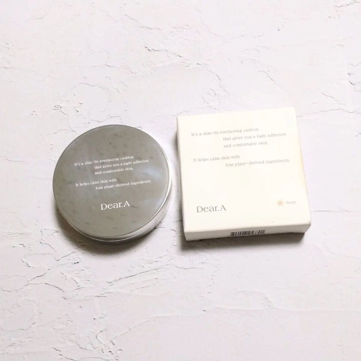 スリムフィット エバーラスティング クッション/Dear.A/クッションファンデーションを使ったクチコミ(2枚目)