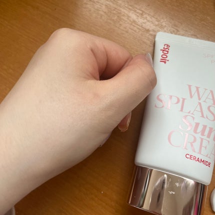 ウォータースプラッシュサンクリーム セラミド/espoir/日焼け止めクリームを使ったクチコミ(3枚目)