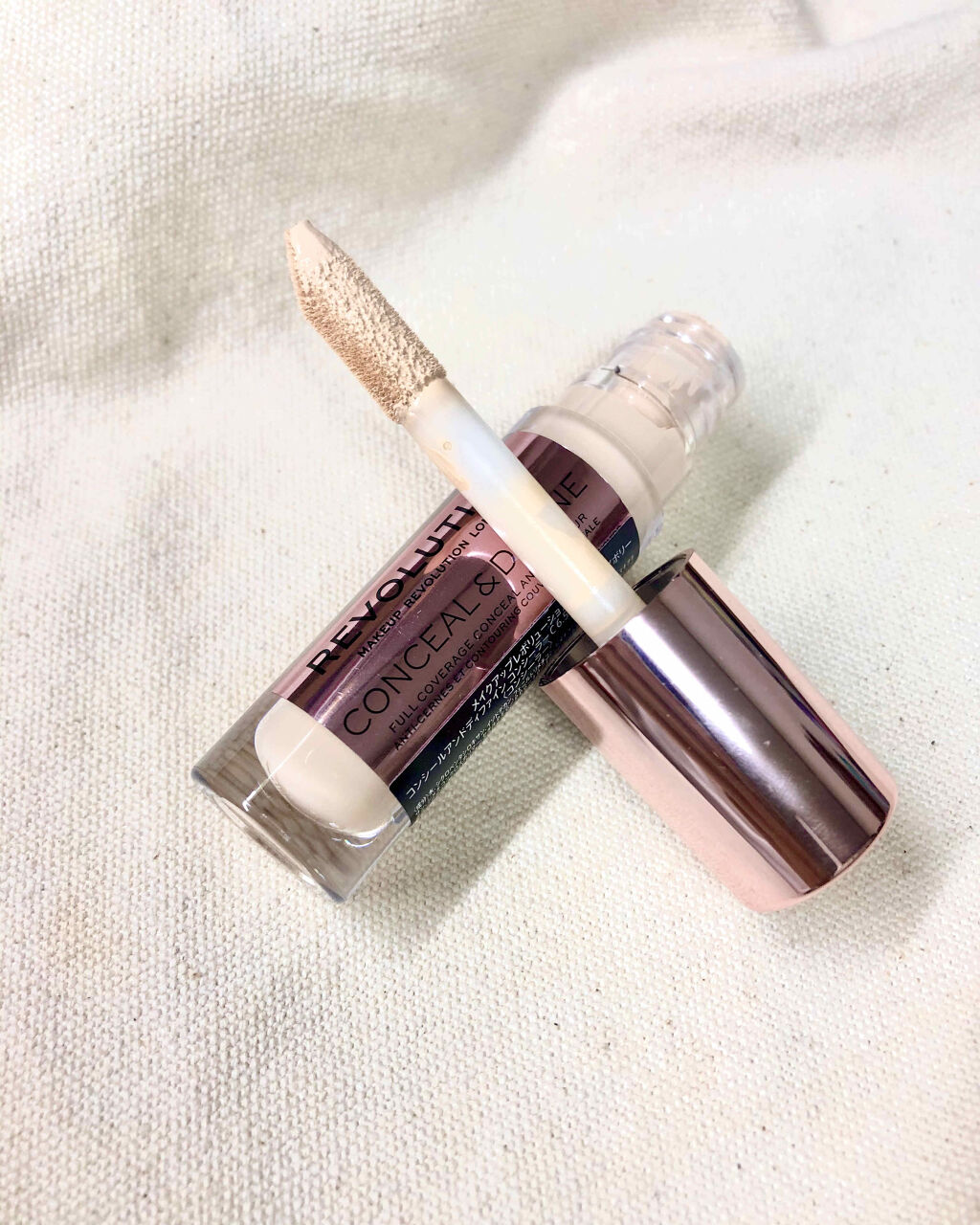 コンシール＆ディファイン コンシーラー/MAKEUP REVOLUTION/リキッドコンシーラーを使ったクチコミ（2枚目）