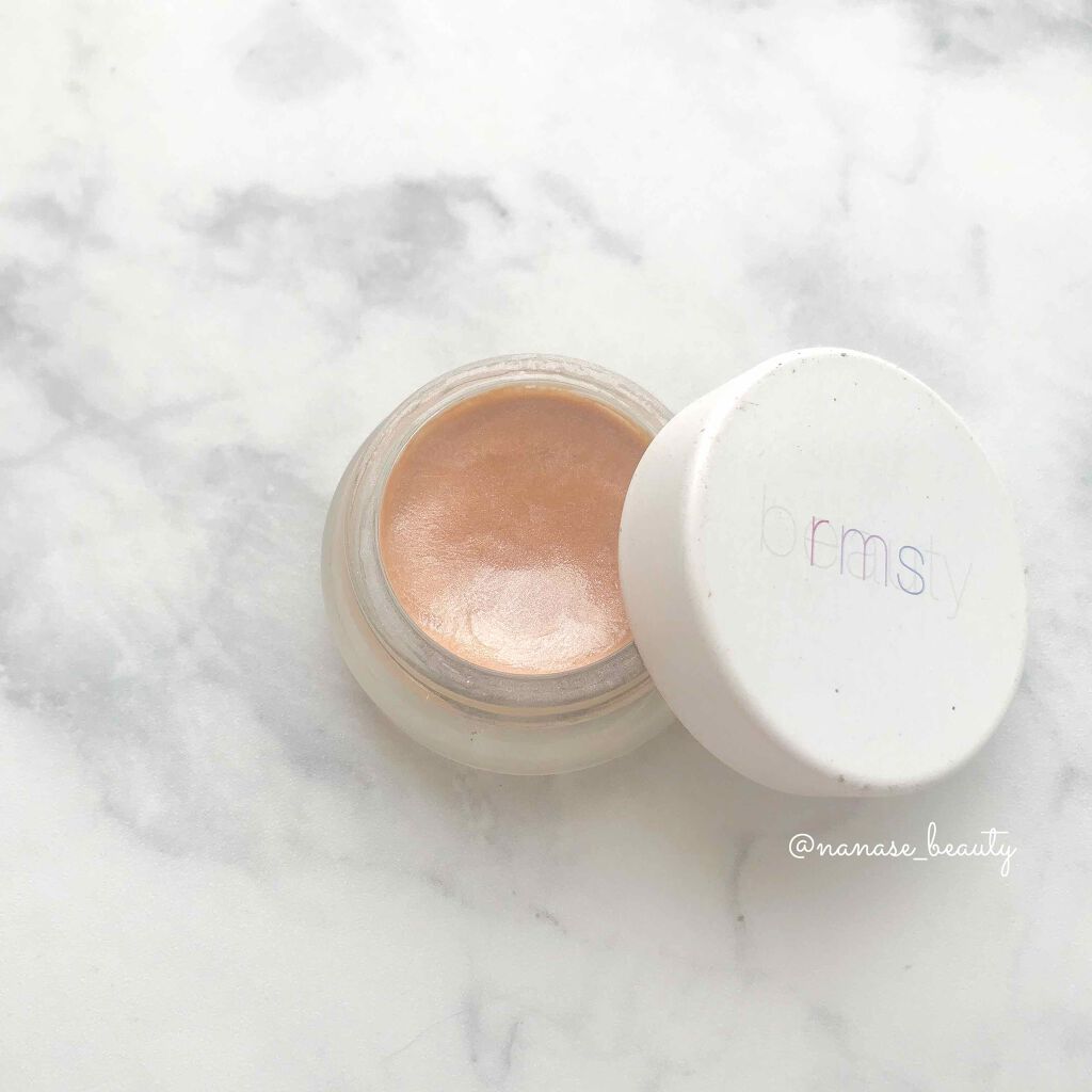 シャンパンローズルミナイザー/rms beauty/クリームハイライトを使ったクチコミ（2枚目）