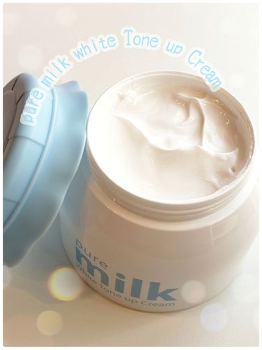 pure milk White Tone up Cream/the SAEM/化粧下地を使ったクチコミ（2枚目）