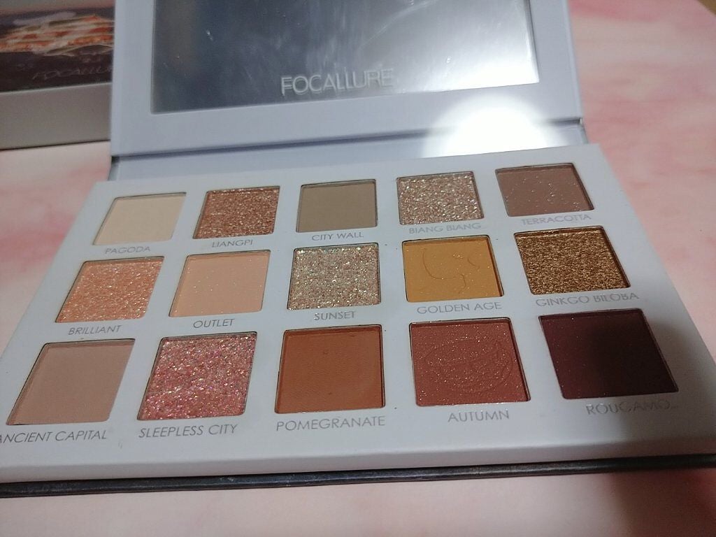 GO TRAVEL 15色アイシャドウパレット/FOCALLURE/アイシャドウパレットを使ったクチコミ(2枚目)