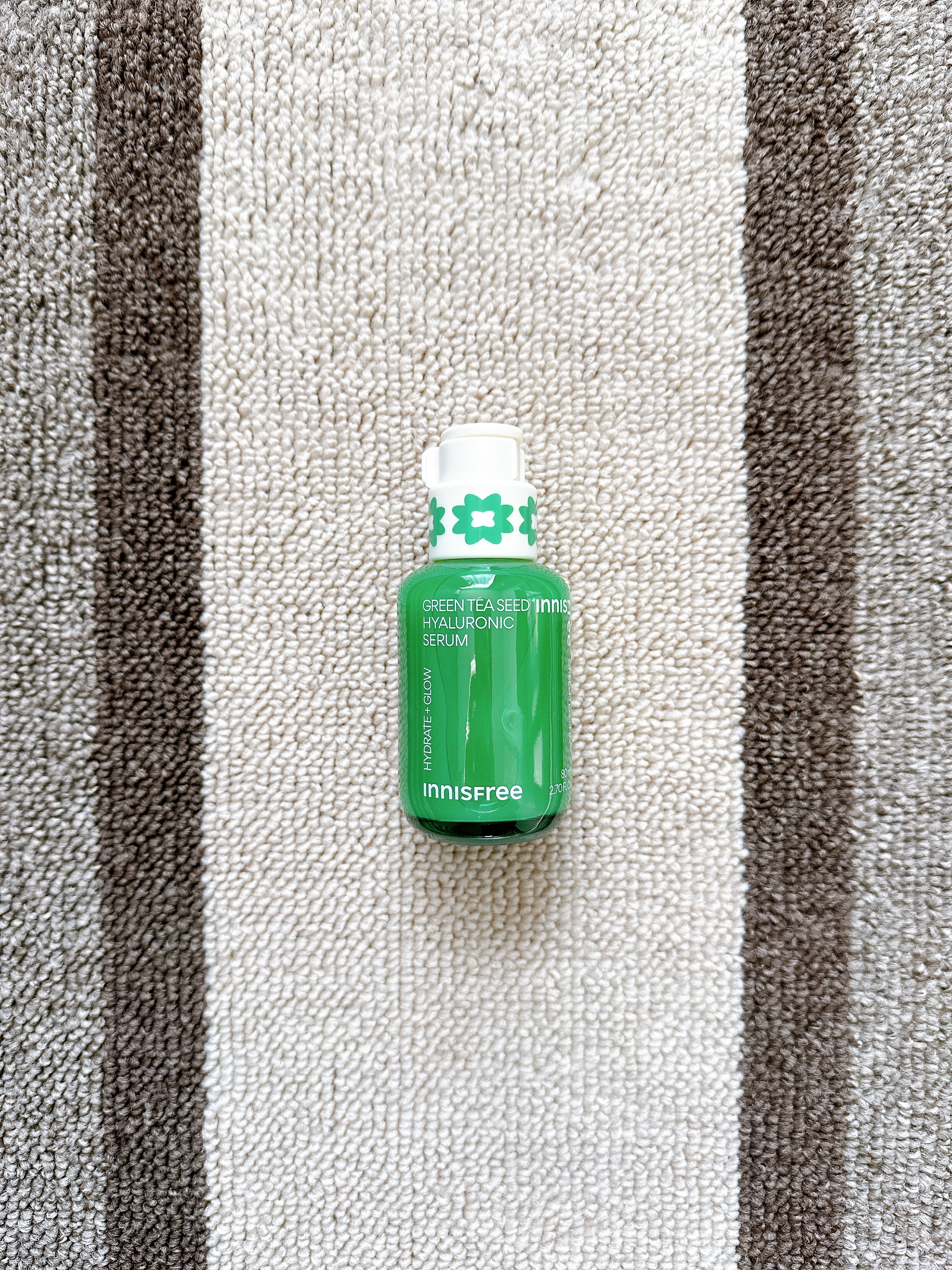 グリーンティーシード ヒアルロン セラム　 ホリデー グリーンティーシード ヒアルロン セラム スペシャルセット/innisfree/美容液を使ったクチコミ（1枚目）