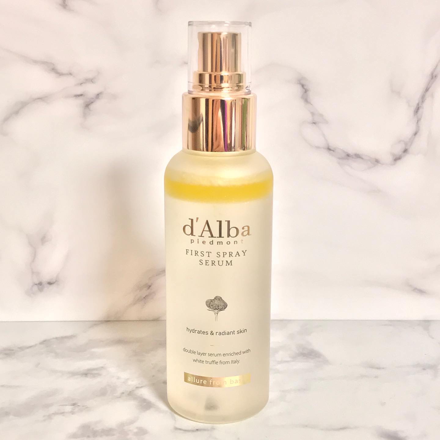 ダルバ ホワイトトリュフファーストスプレーセラム/ダルバ/ミスト状化粧水を使ったクチコミ（1枚目）