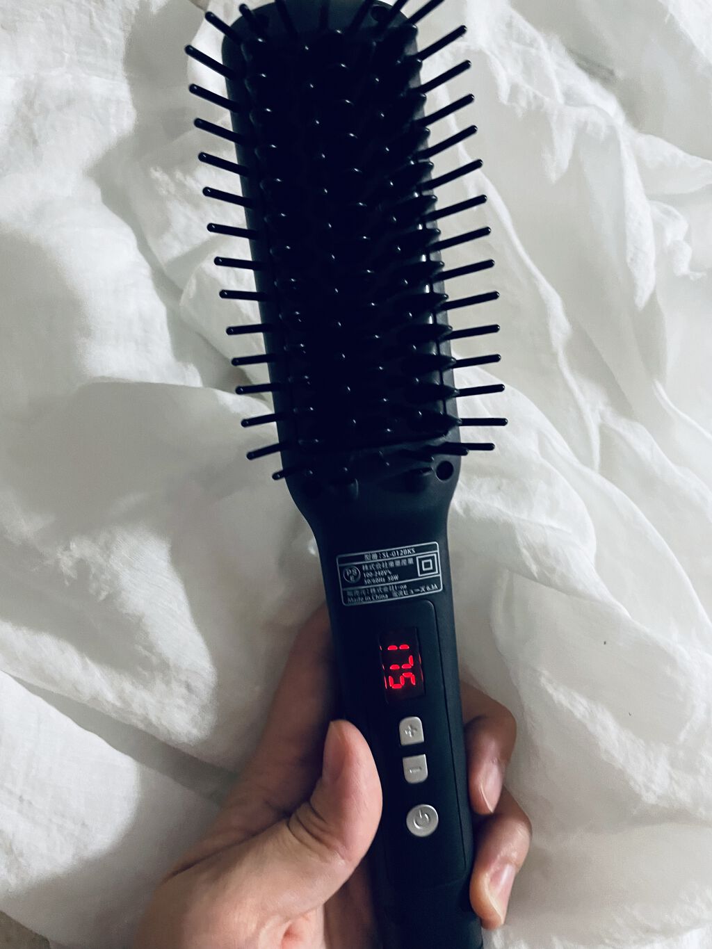 ストレートヒートブラシ スリム /SALONIA/ヒートブラシを使ったクチコミ（2枚目）