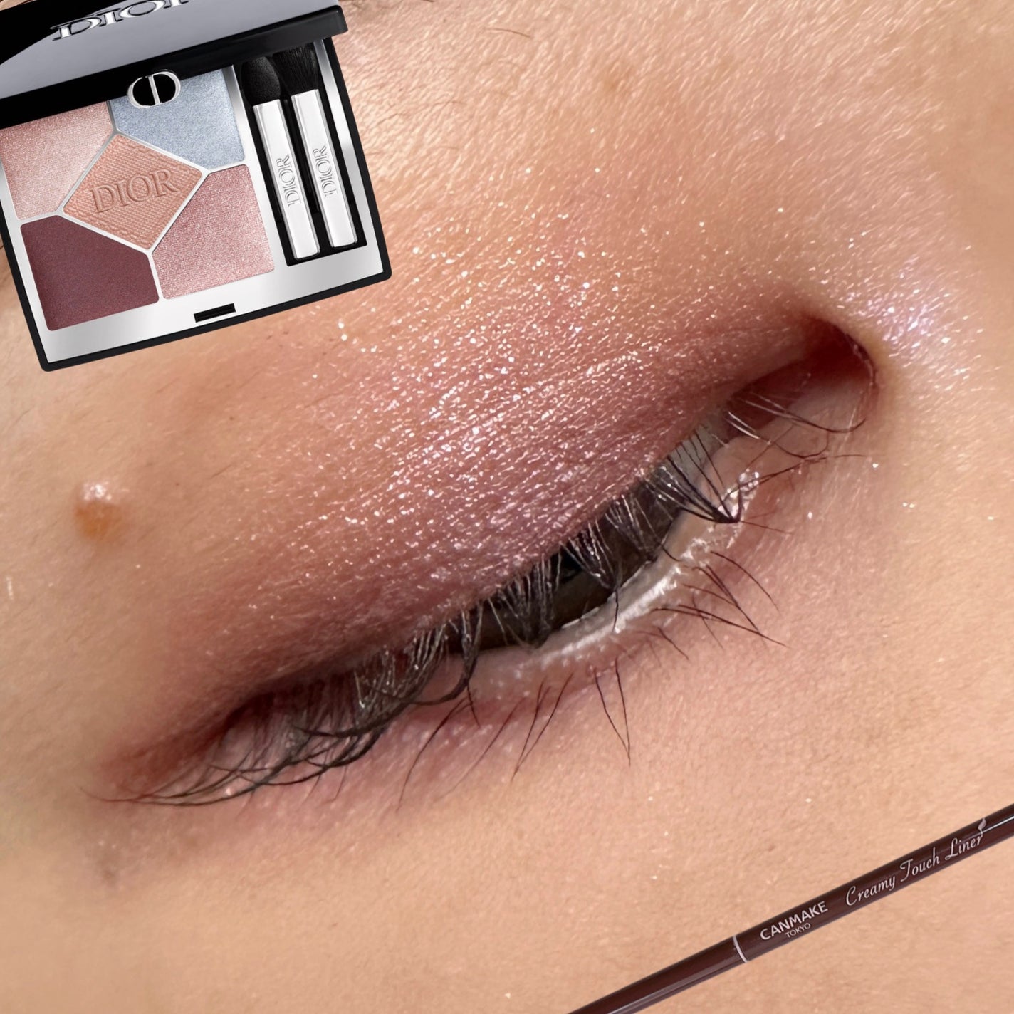 クリーミータッチライナー/キャンメイク/ジェルアイライナーを使ったクチコミ(1枚目)