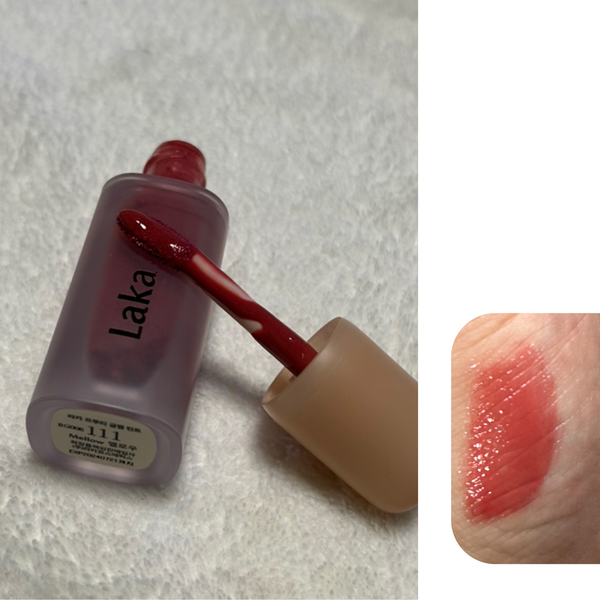 フルーティーグラムティント/Laka/リップティントを使ったクチコミ（2枚目）