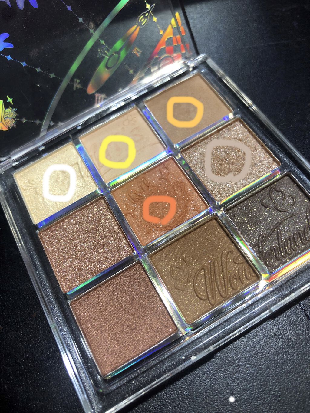 クォーツ 9色アイシャドウパレット(ドリームランドアイシャドウ)/ZEESEA/アイシャドウパレットを使ったクチコミ（2枚目）