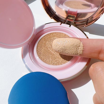 ピンクティーツリーカバープライマークッション/APLIN/クッションファンデーションを使ったクチコミ(4枚目)