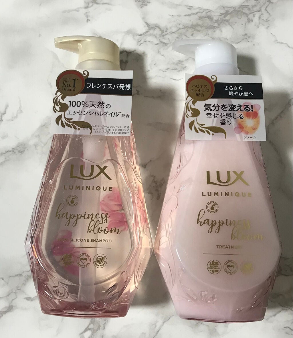 ルミニーク ハピネスブルーム シャンプー/トリートメント/LUX/市販シャンプーを使ったクチコミ(1枚目)