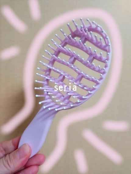 速乾ブラシ/セリア/ヘアブラシを使ったクチコミ(1枚目)