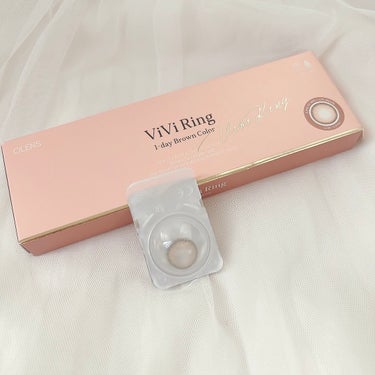 ViVi Ring 1day ブラウン/OLENS/ワンデー（１DAY）カラコンを使ったクチコミ（2枚目）