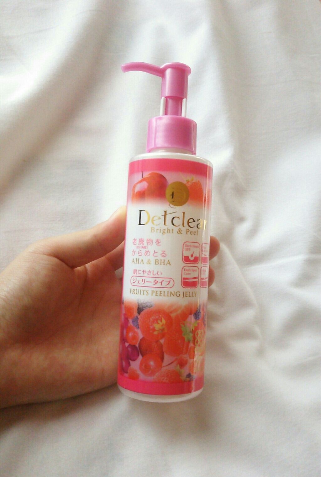 DETクリア ブライト&ピール ピーリングジェリー <ミックスベリーの香り>/Detclear/ピーリングを使ったクチコミ(1枚目)