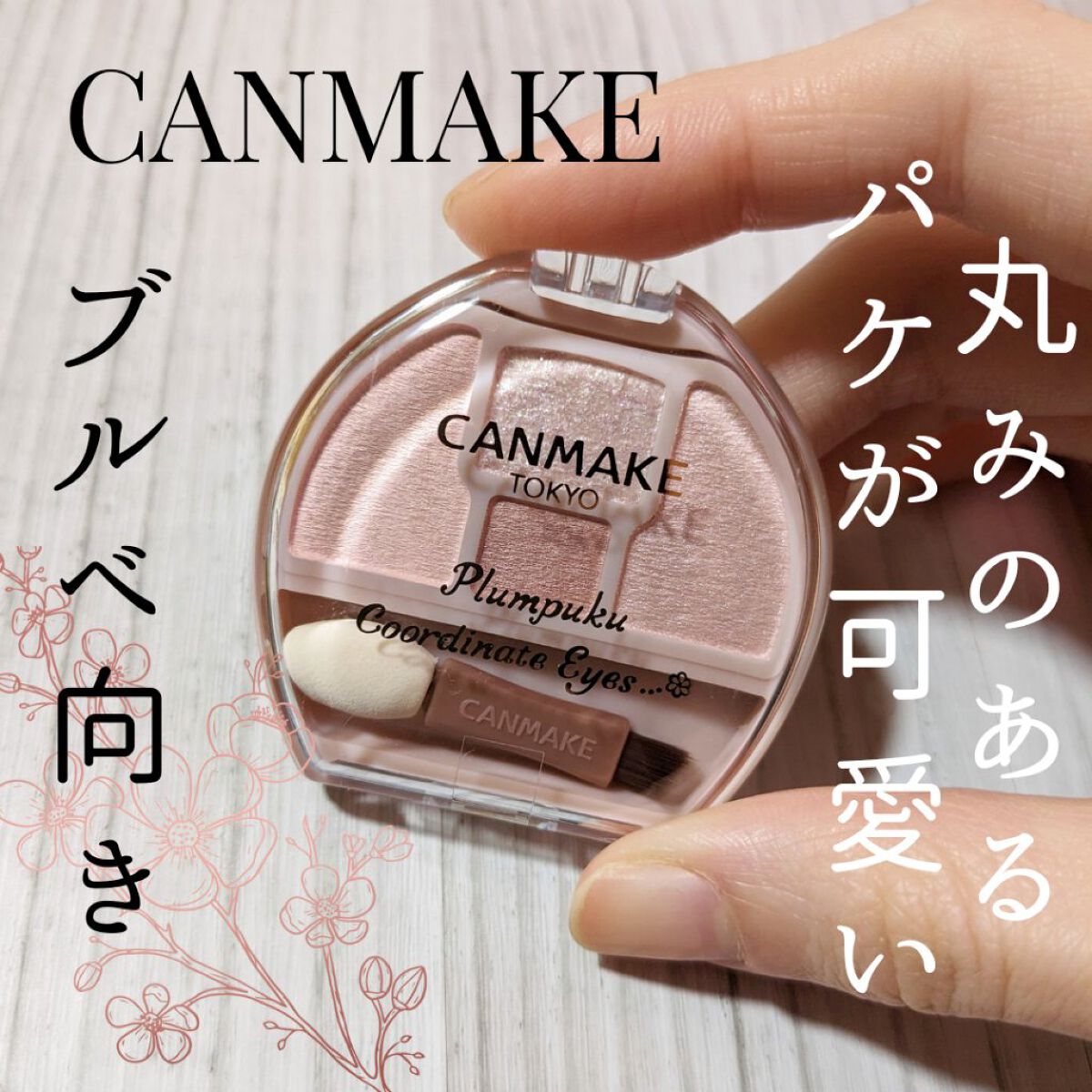 プランぷくコーデアイズ/キャンメイク/パウダーアイシャドウを使ったクチコミ（1枚目）