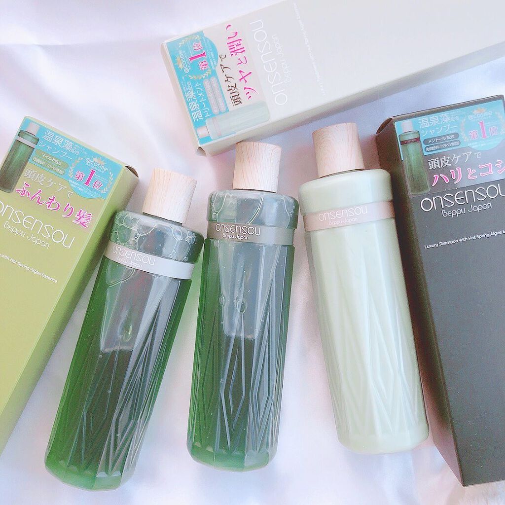 温泉藻配合頭皮ケアシャンプー/トリートメント/ONSENSOU/市販シャンプーを使ったクチコミ(1枚目)