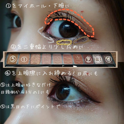 プレイカラー アイシャドウ/ETUDE/アイシャドウパレットを使ったクチコミ(2枚目)