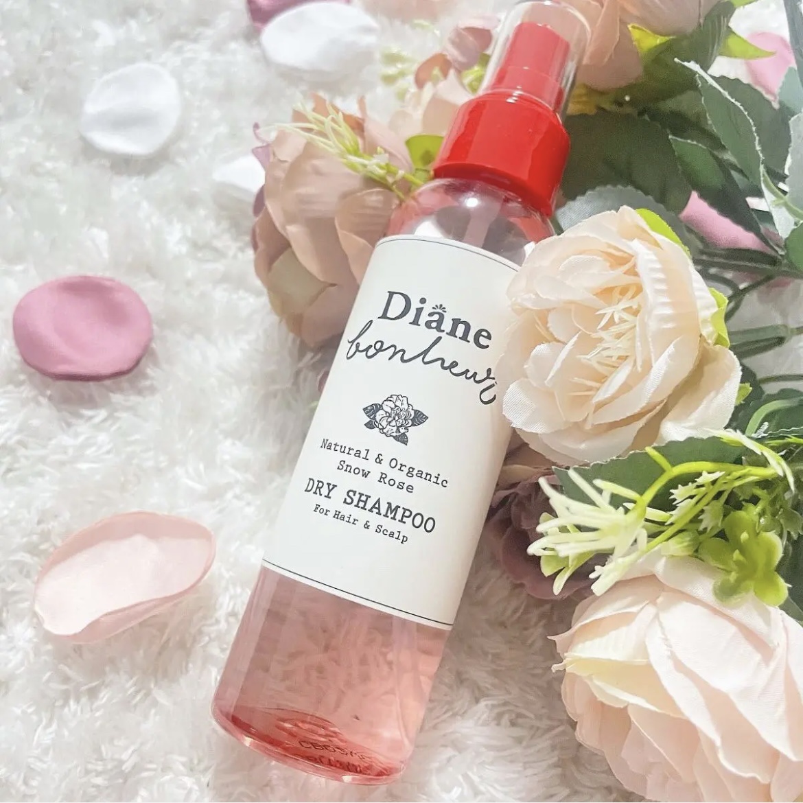 ダイアンボヌール ドライシャンプー スノーローズ/ダイアン/ドライシャンプーを使ったクチコミ（2枚目）
