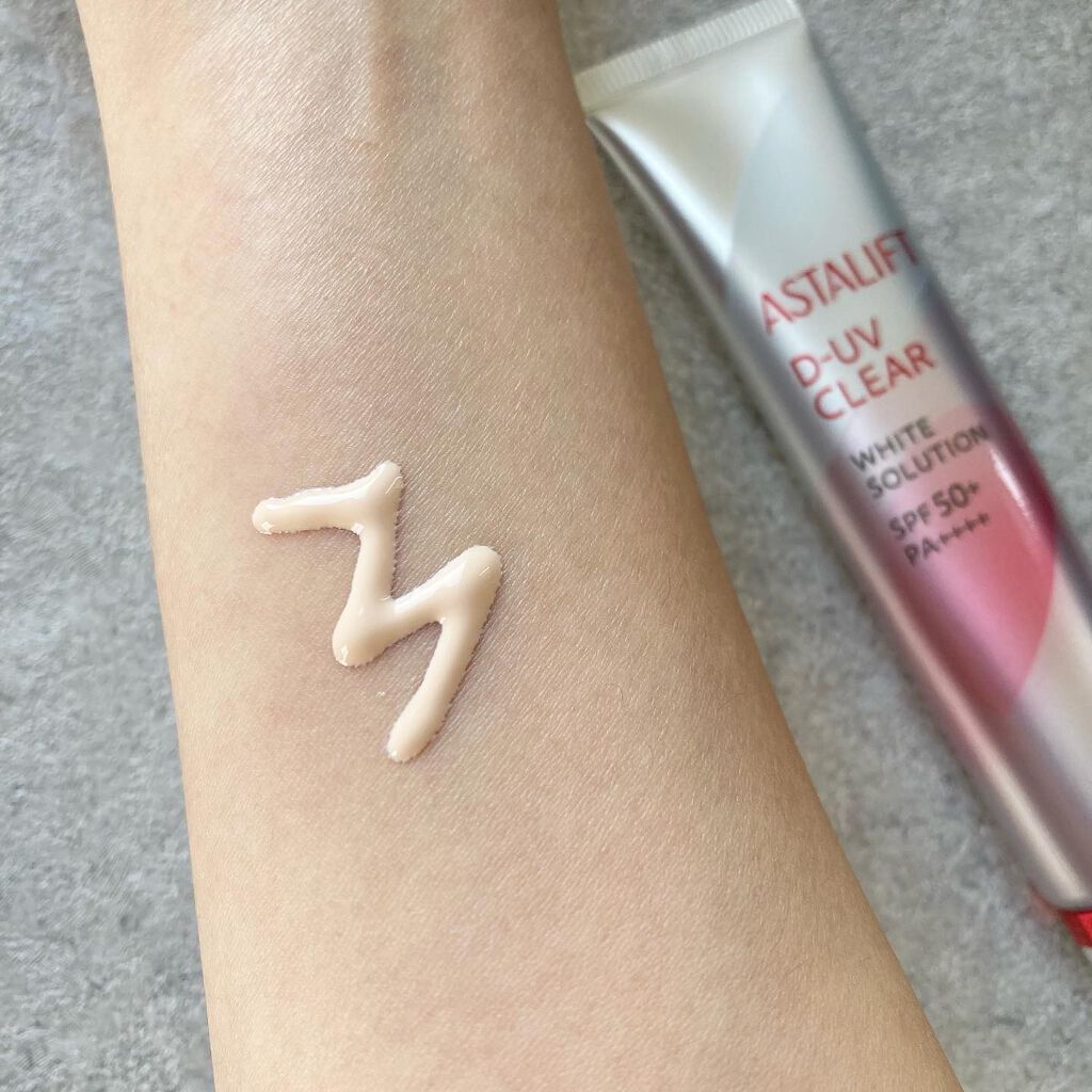 D-UVクリア ホワイトソリューション/アスタリフト/日焼け止めクリームを使ったクチコミ（3枚目）