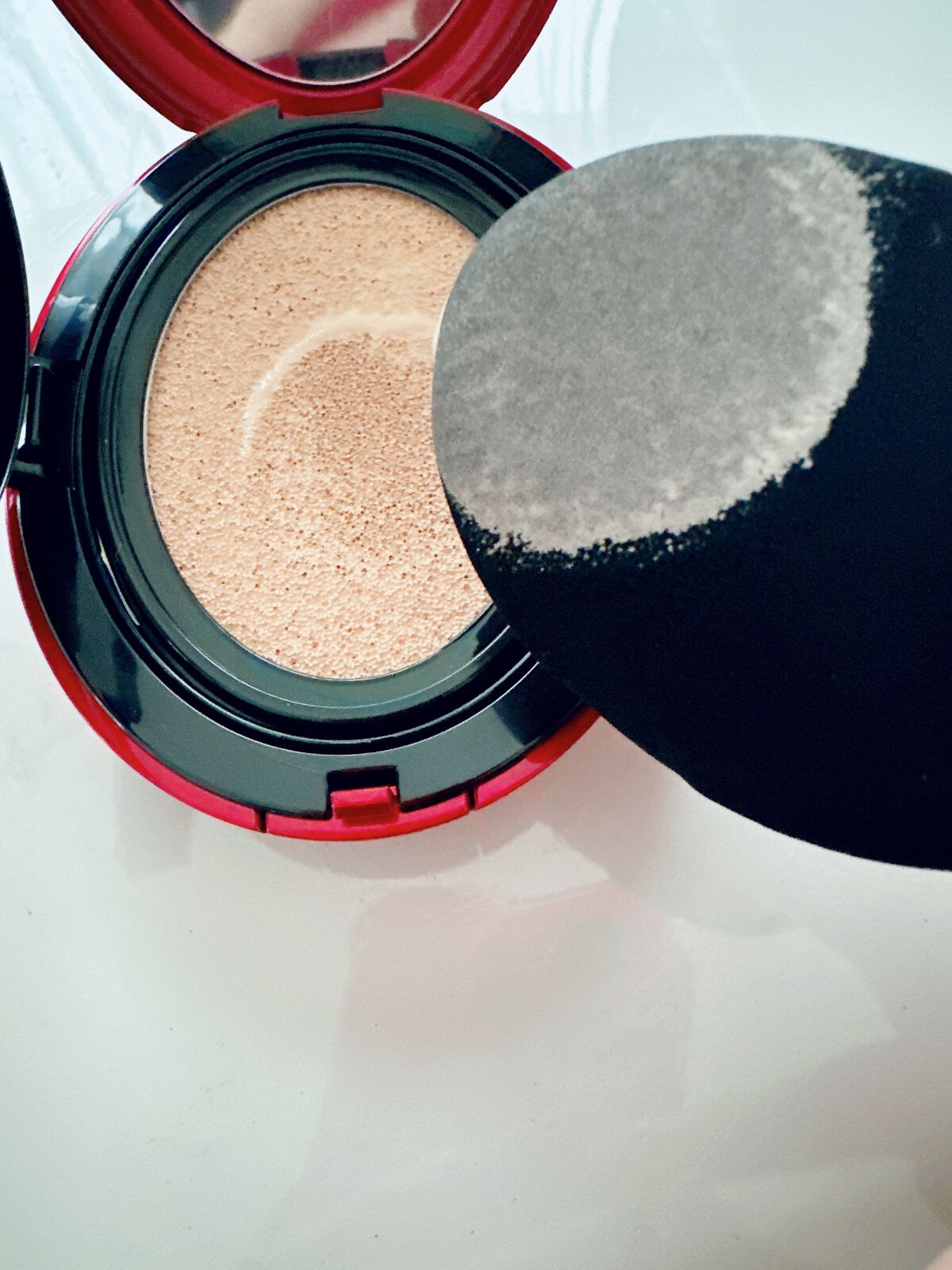 マスク フィット レッド クッション/TIRTIR(ティルティル)/クッションファンデーションを使ったクチコミ(4枚目)