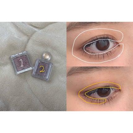 シャドーカスタマイズ/MAJOLICA MAJORCA/単色アイシャドウを使ったクチコミ(2枚目)