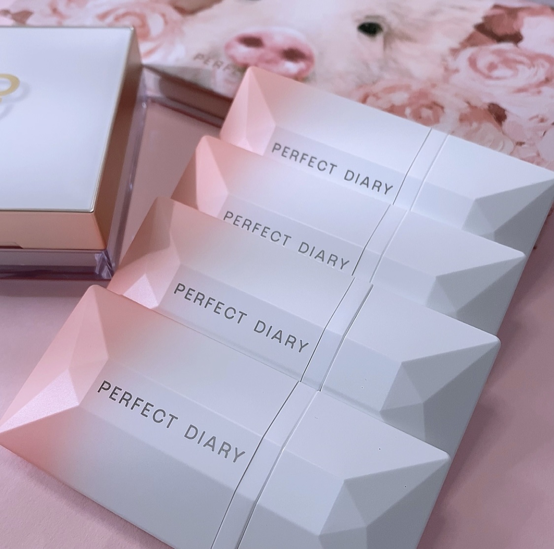 READ ME ウェイトレス ベルベット リップ ステイン「IN LOVE」シリーズ 022 ドキドキ/PERFECT DIARY/口紅を使ったクチコミ（3枚目）